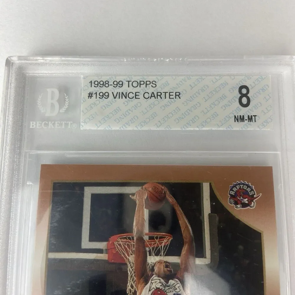 1998-99 Topps Vince Carter #199 Graded Beckett 8 READ